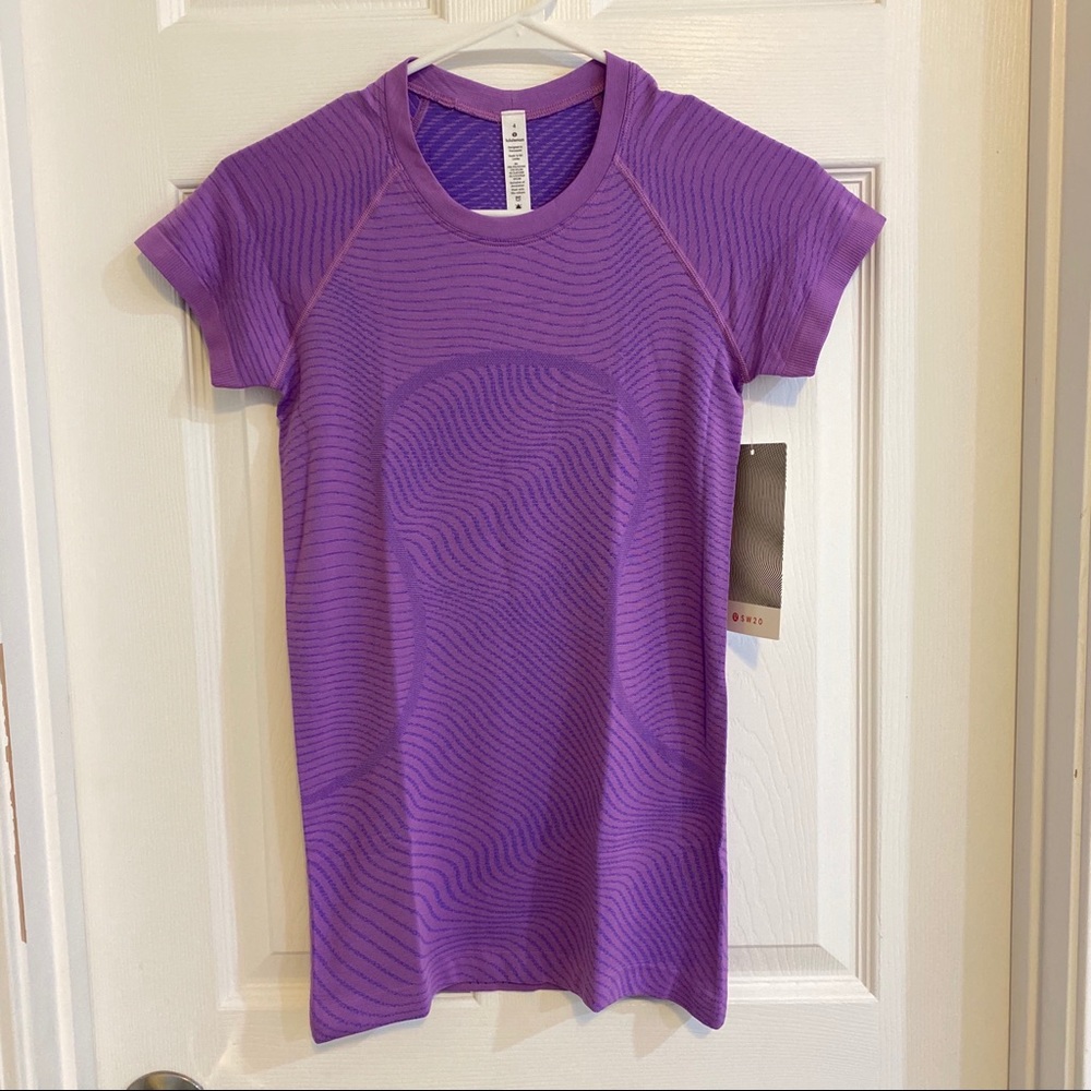 NWT Lululemon Swiftly SeaWheeze Purple Lazurite